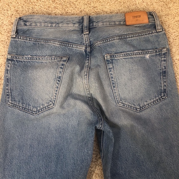 edwin straight leg jeans